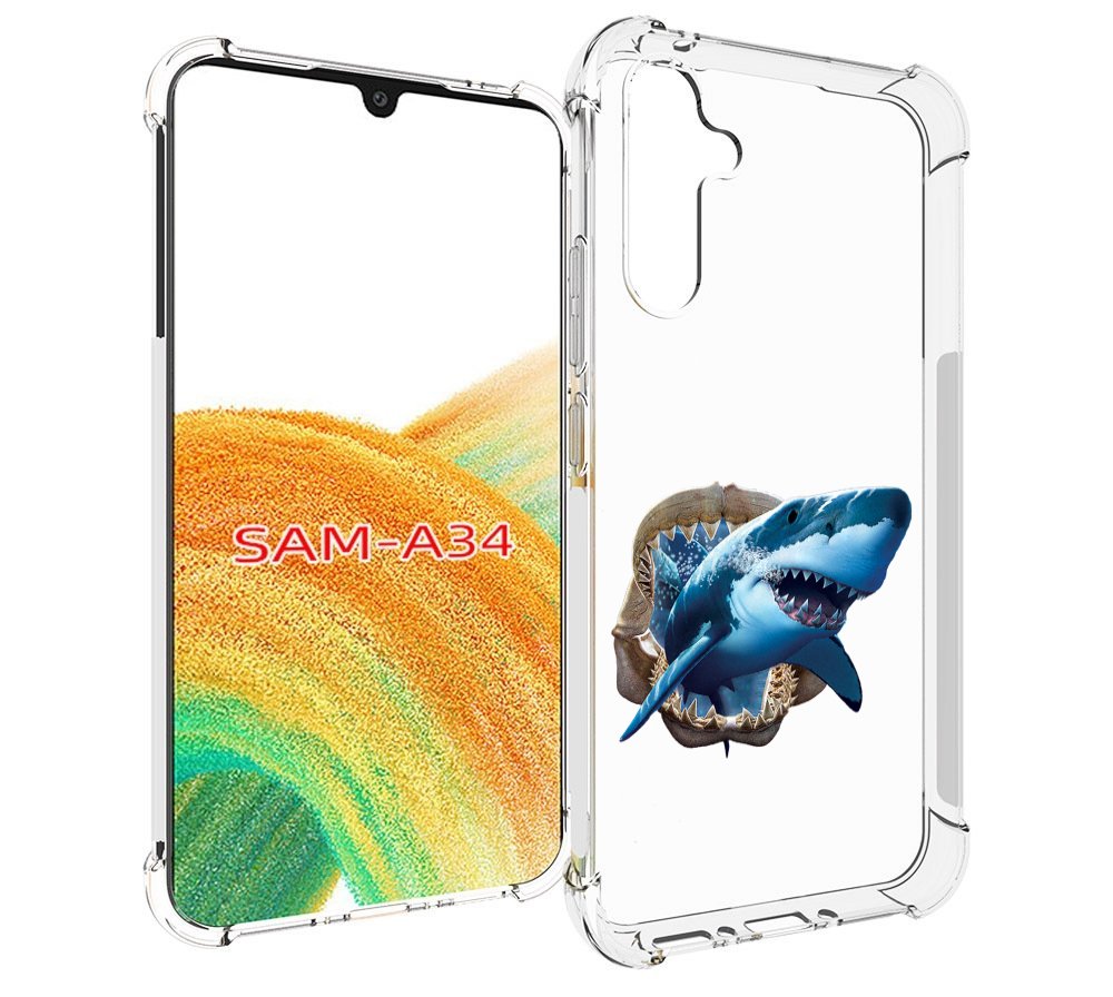

Чехол MyPads челюсти для Samsung Galaxy A34, Tocco
