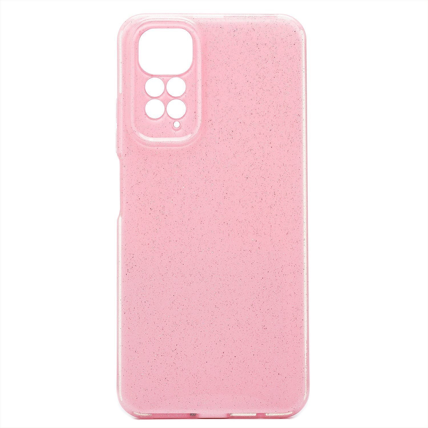 

Чехол Xiaomi Redmi Note 11 2201117TY, Note 11S 2201117SY силикон блестки светло-розовый