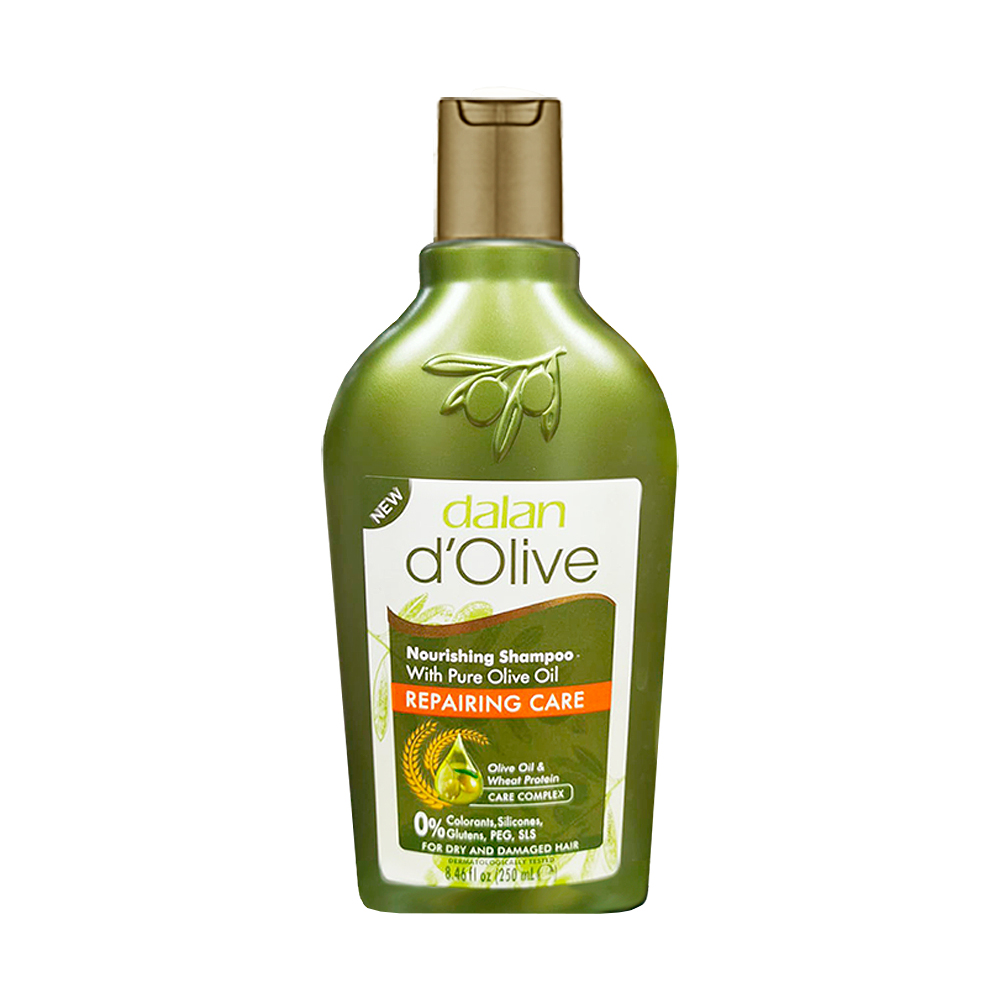 Шампунь для волос Dalan d'Olive восстанавливающий и питающий, 250 мл dalan мыло массажное и антицеллюлитное d olive 150
