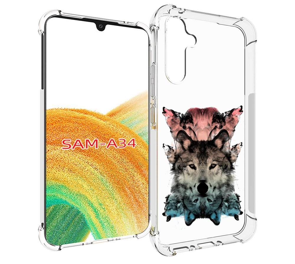 

Чехол MyPads стая для Samsung Galaxy A34, Tocco