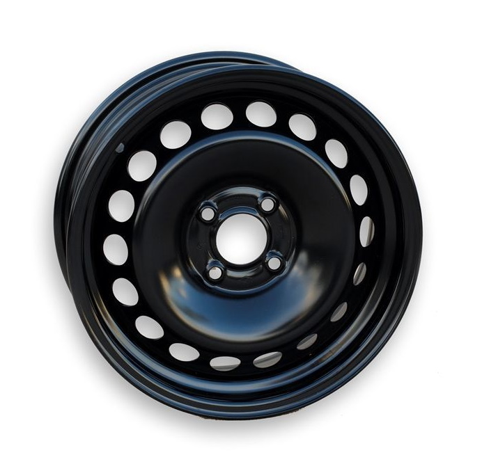 фото Диск штампованный r14 5.5j 4x100/54.1 et45 евродиск 53a45r black 9304640 eurodisk