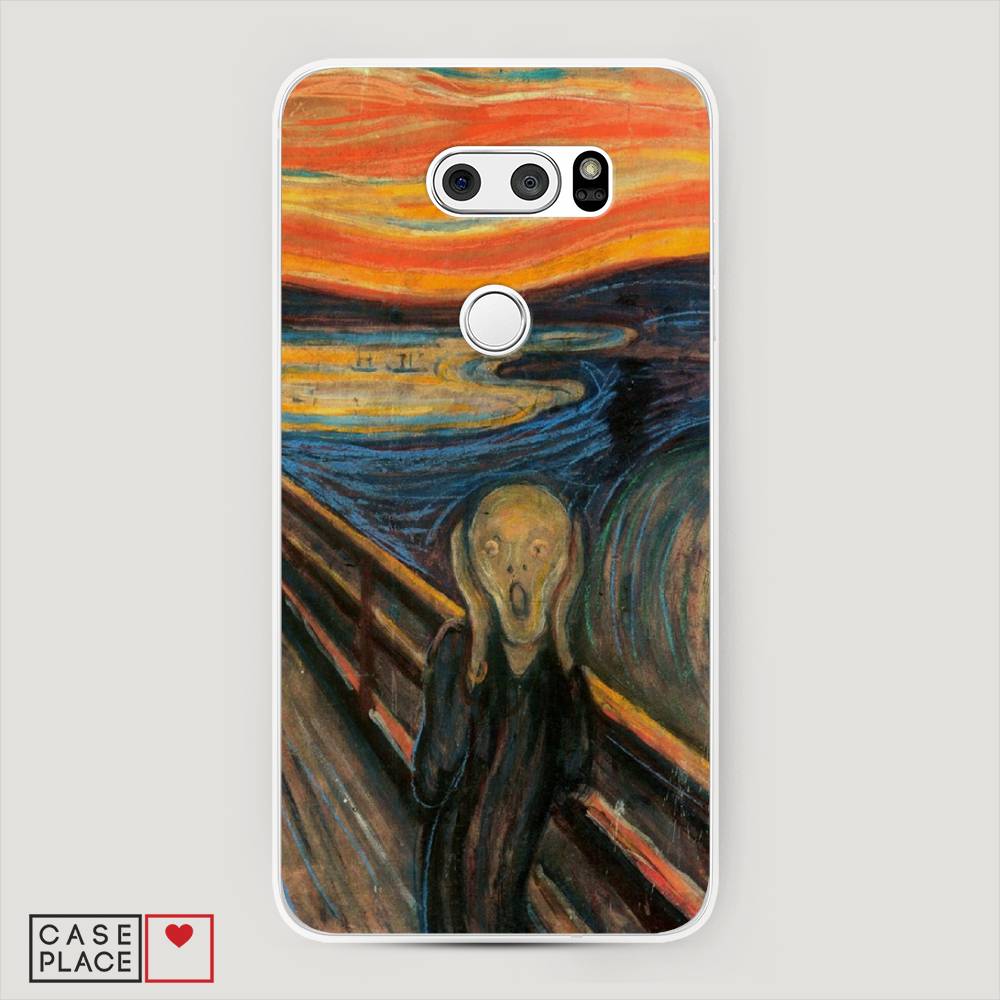 

Чехол Awog на LG V35 ThinQ "Крик", Оранжевый;синий;серый, 83650-9