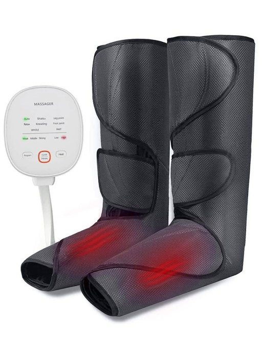 фото Лимфодренажный массажер для ног healthy life (тёмно-серый)