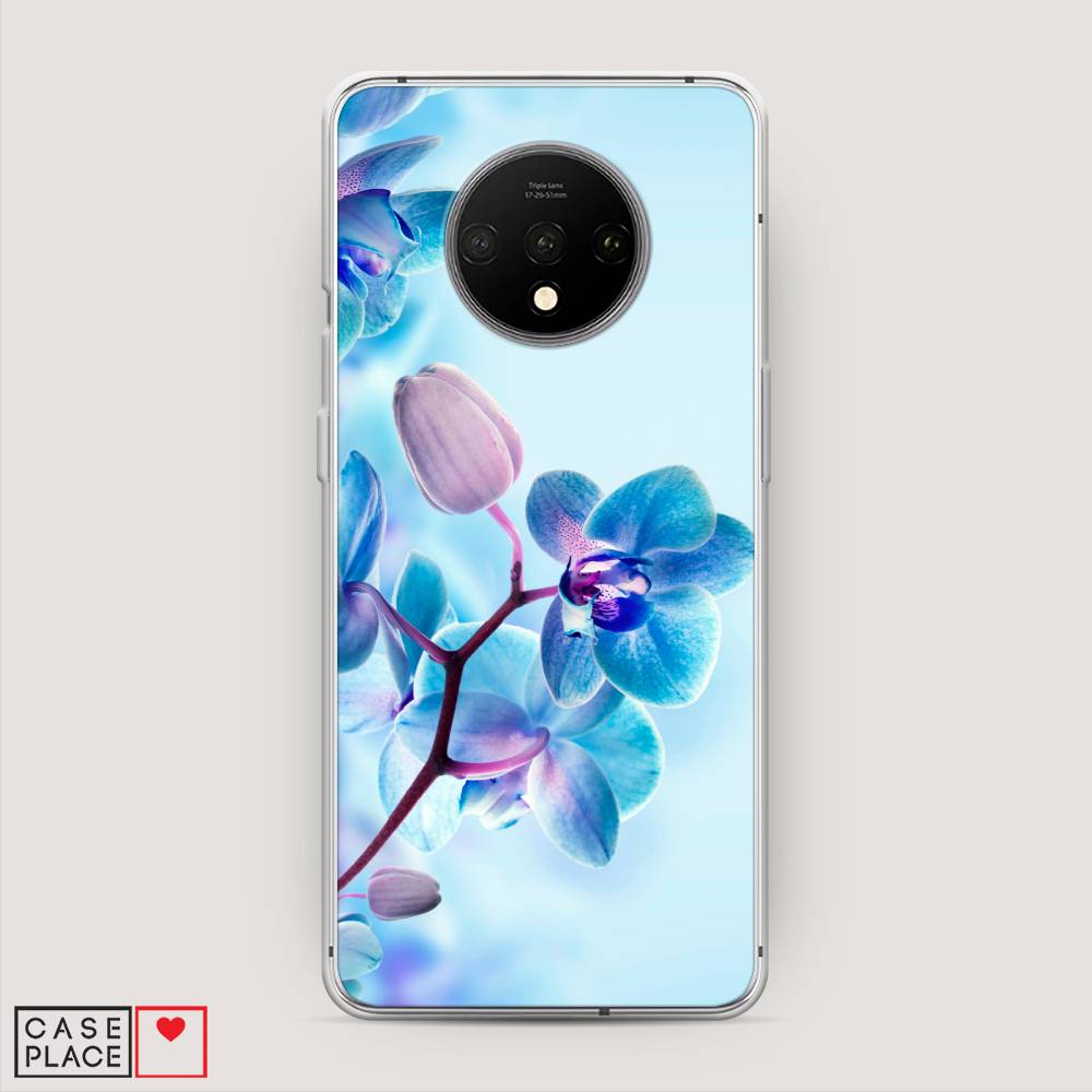 

Чехол Awog на OnePlus 7T / ВанПлас 7T "Голубая орхидея", Голубой;синий;фиолетовый, 150950-8