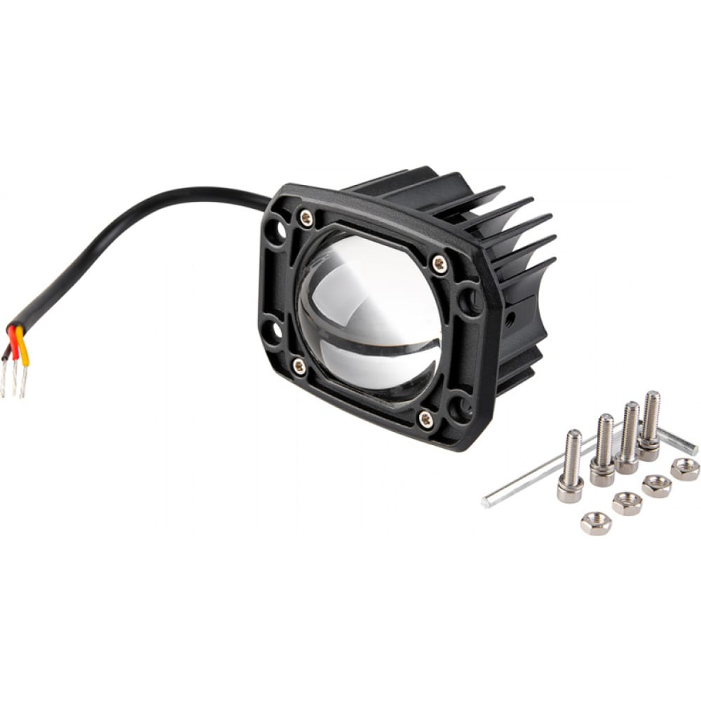 

SKYWAY фара светодиодная off road прямоугольная 12v/24v 15w 6000k/3000k 2 диода S07201127