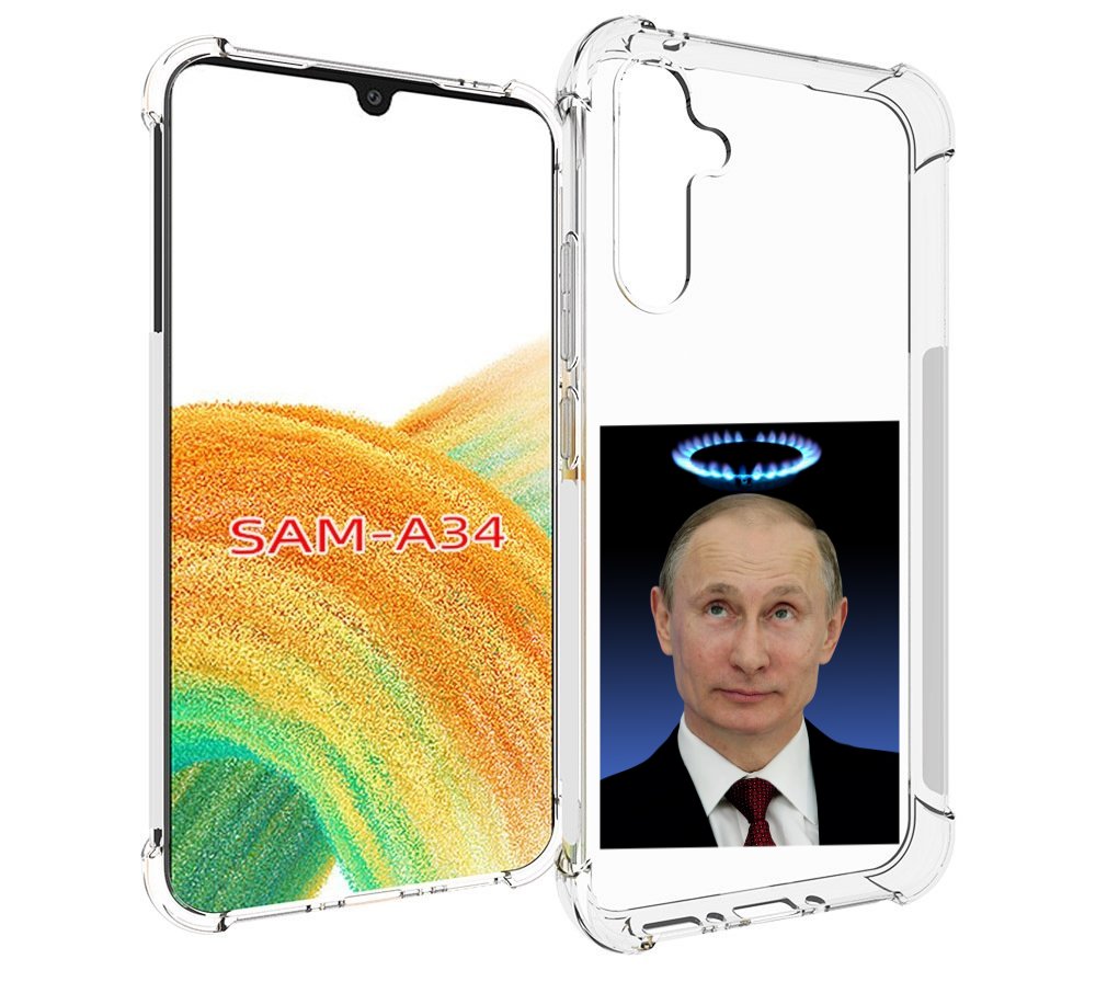 

Чехол MyPads святой газ для Samsung Galaxy A34, Tocco