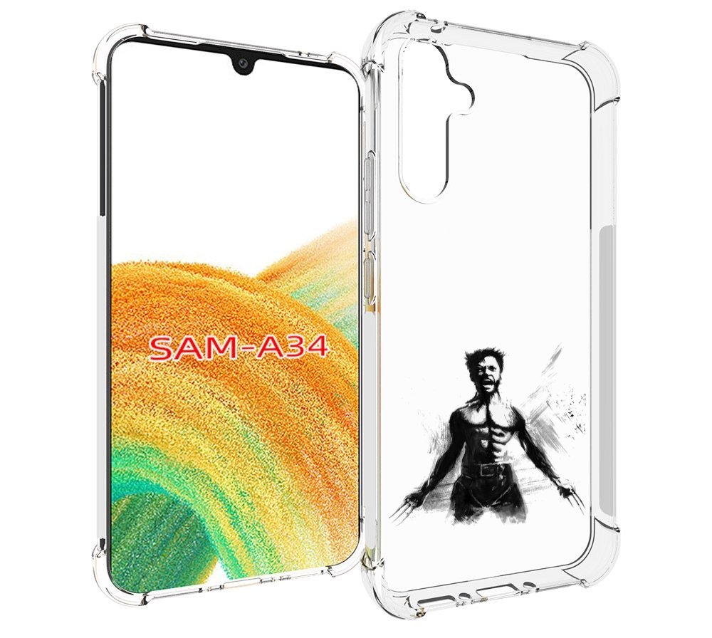 

Чехол MyPads росомаха для Samsung Galaxy A34, Tocco