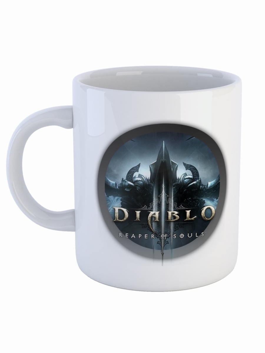 фото Кружка сувенирshop компьютерная игра "diablo / диабло" 330 мл cu-mgdia2-w/s