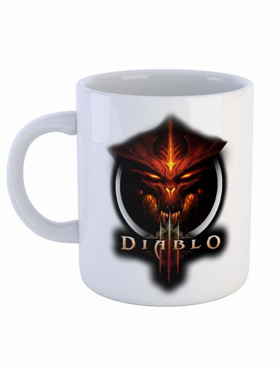 фото Кружка сувенирshop компьютерная игра "диабло / diablo" 330 мл cu-gmdia1-w/s