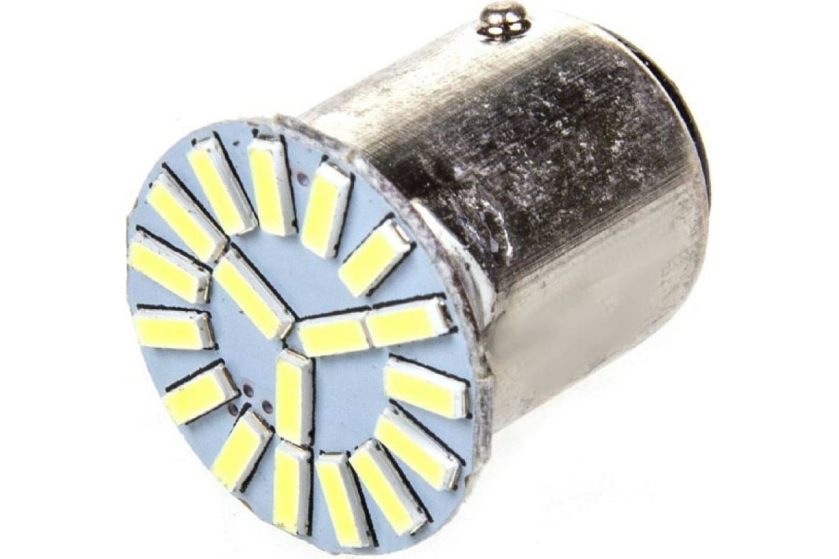 

SKYWAY Автолампа диод S25 18 SMD диодов BAY15d 2-конт белая S08201317