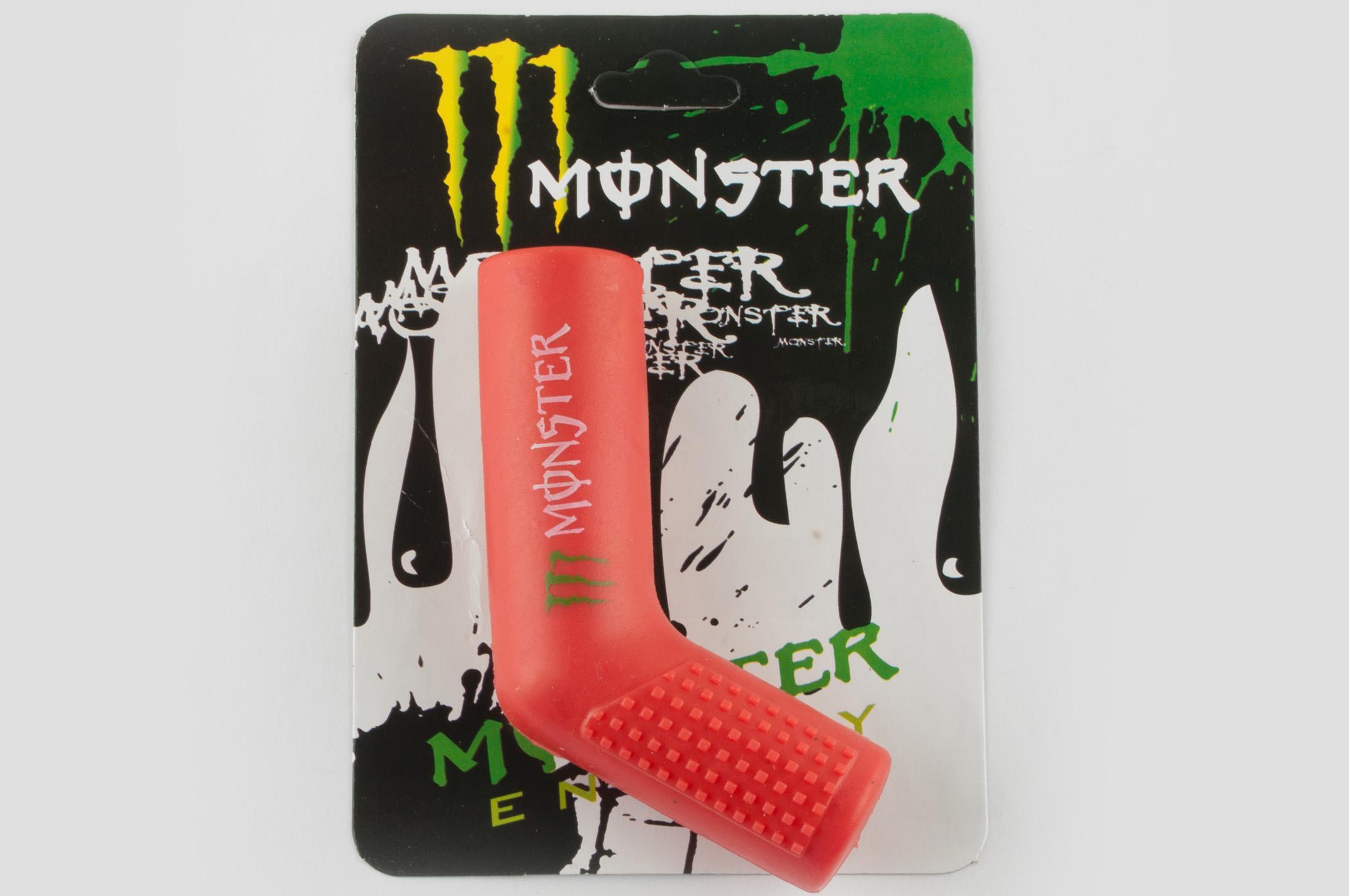 Резинка заводной ножки MONSTER ENERGY (универсальная, красная) XJB