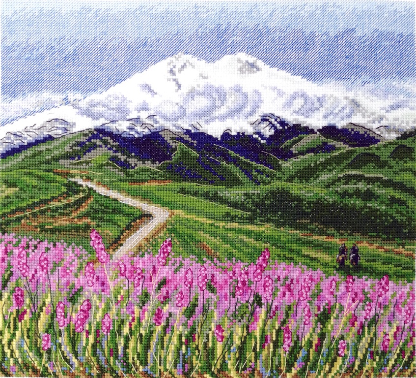 

Вышивка крестом Марья Искусница Царь Эльбрус, 25x23 см, Царь Эльбрус