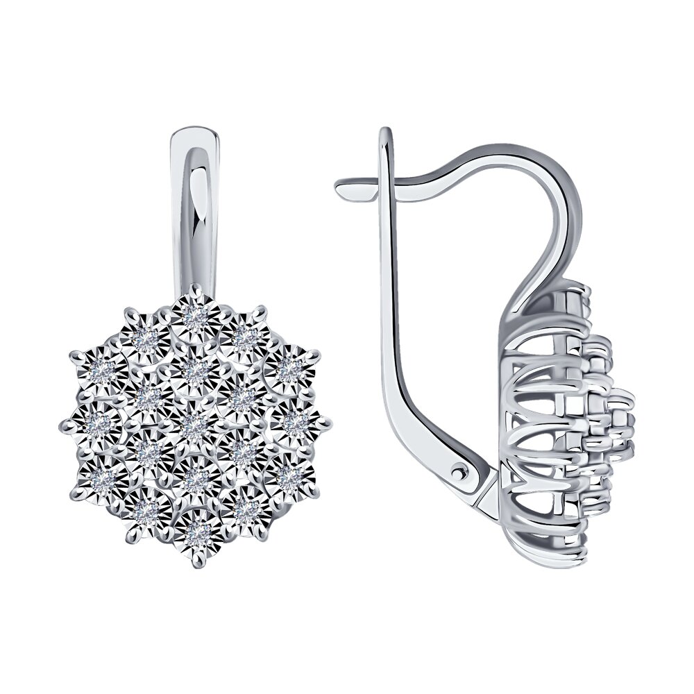 

Серьги из золота Diamant 52-220-00720-1, бриллиант, 52-220-00720-1