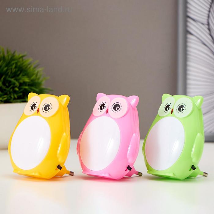 

Ночник "Совенок" LED от сети МИКС 4,5х8х8,5 см