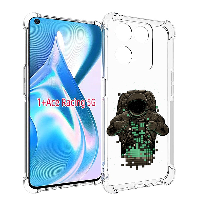 

Чехол MyPads космонавт с пикселями для OnePlus Ace Racing, Прозрачный, Tocco