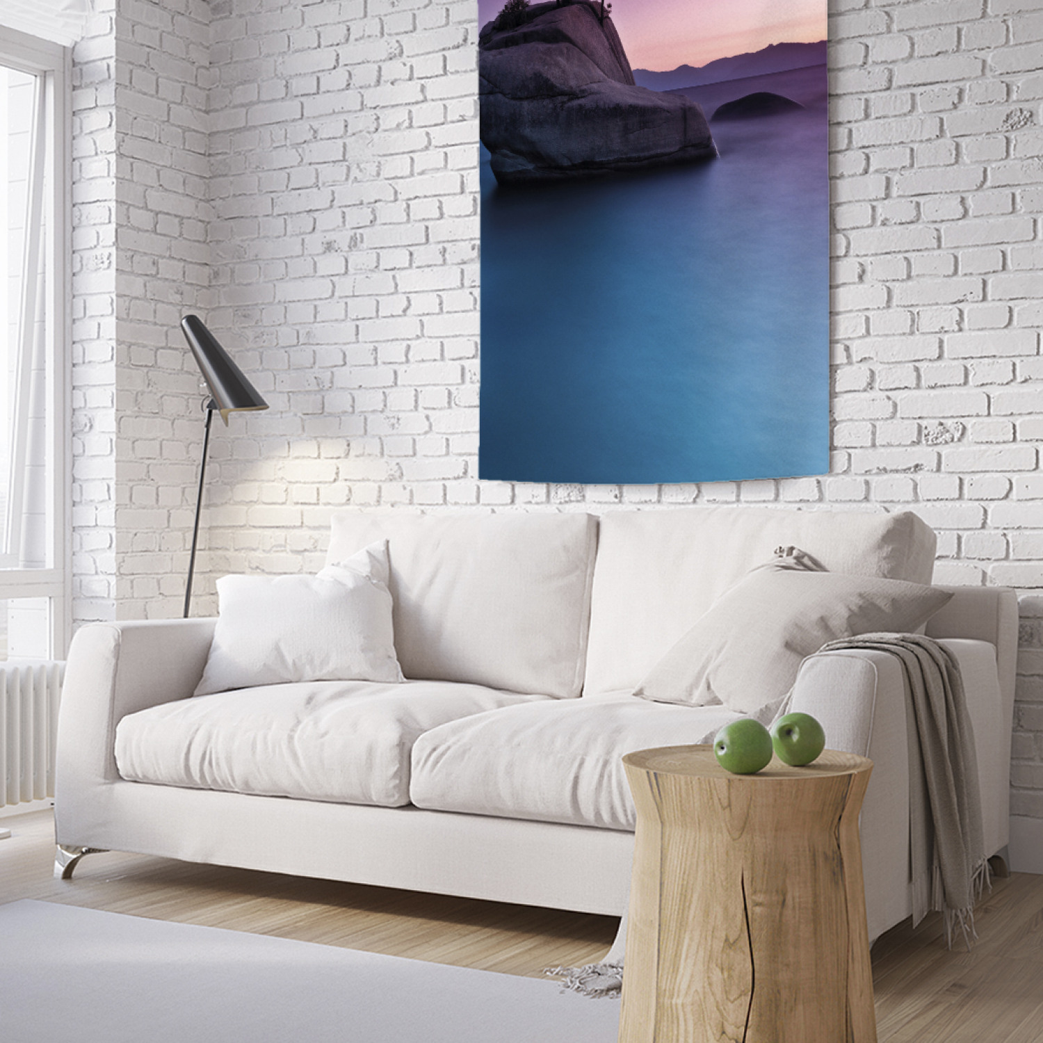 

Вертикальное фотопанно на стену JoyArty Скала в море 100x150 см, Скала в море