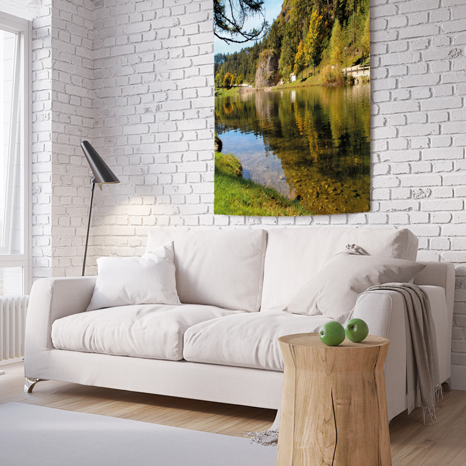 

Вертикальное фотопанно на стену JoyArty Ранняя осень на горной реке 100x150 см, Ранняя осень на горной реке