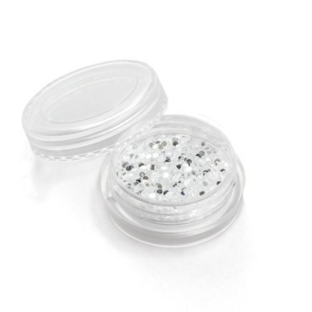 

Наклейка для ногтей Monami Professional Камифубуки Disco, серебро, 1 мм