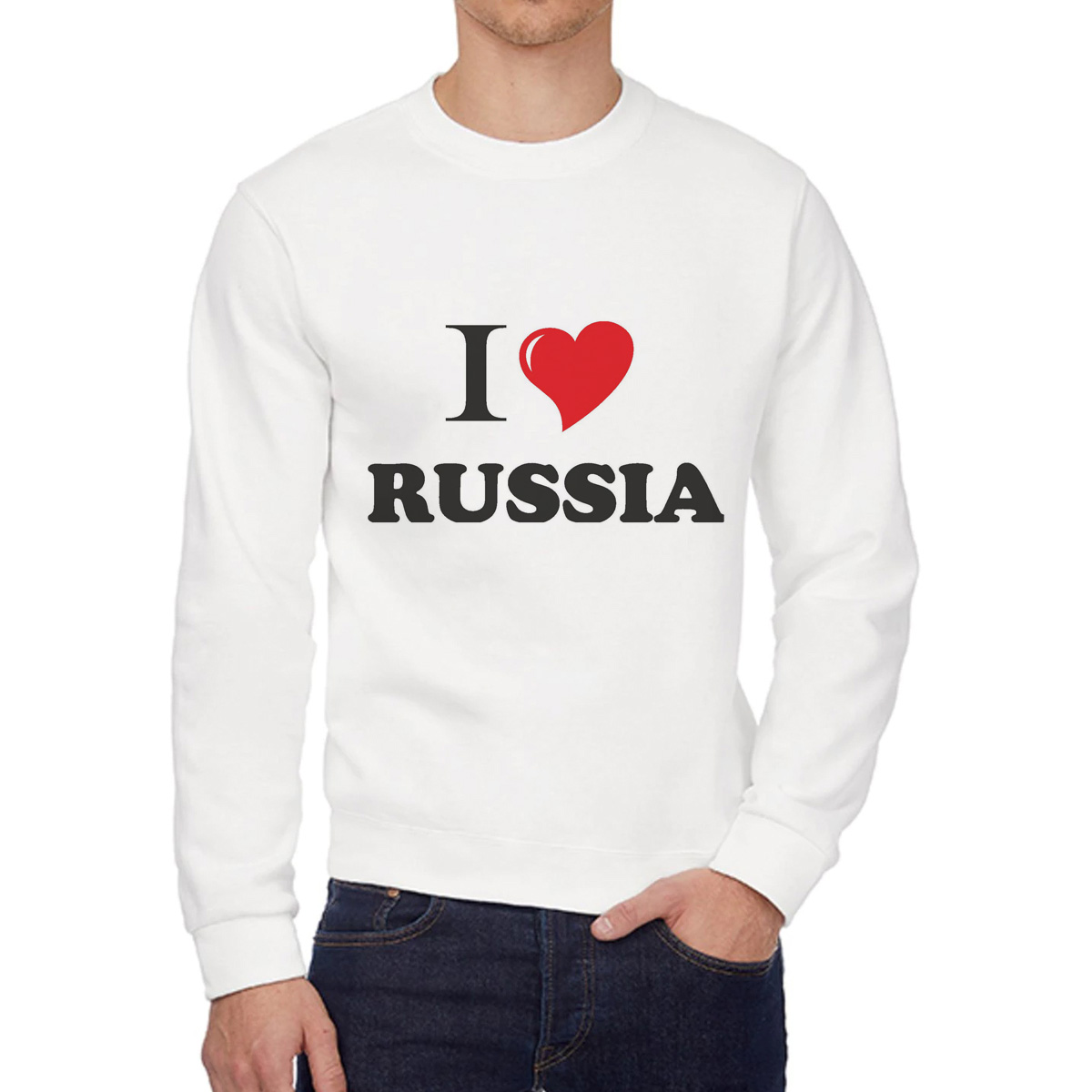 

Свитшот унисекс CoolPodarok W0111462 белый 52 RU, W0111462
