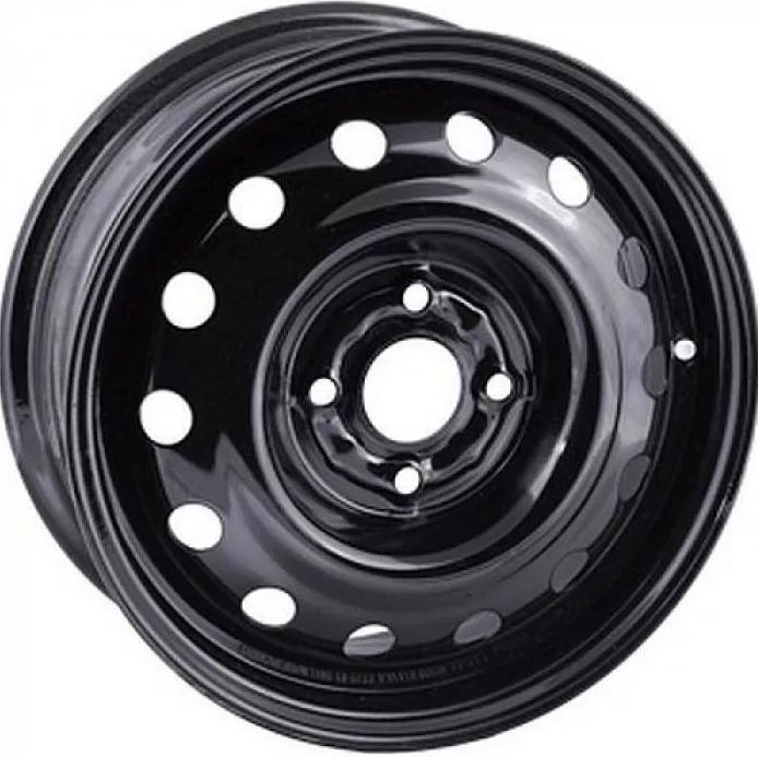 фото Диск штампованный r16 6.5j 5x114.3/66.1 et50 евродиск 75j50y ed black 9330857 eurodisk