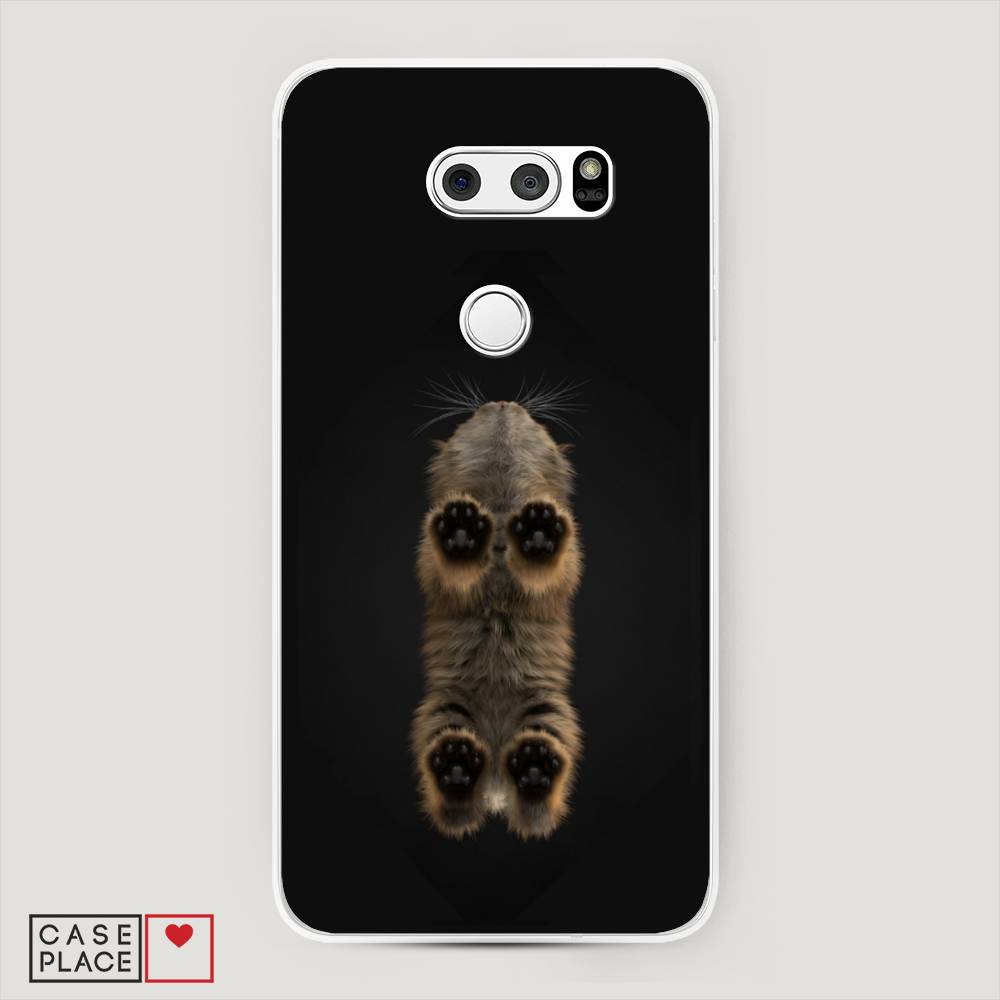 

Чехол Awog на LG V35 ThinQ "Кошачьи лапки", Черный, 83650-1