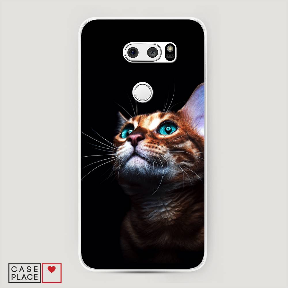 

Чехол Awog на LG V35 ThinQ "Мечтательный кот", Коричневый, 83650-1