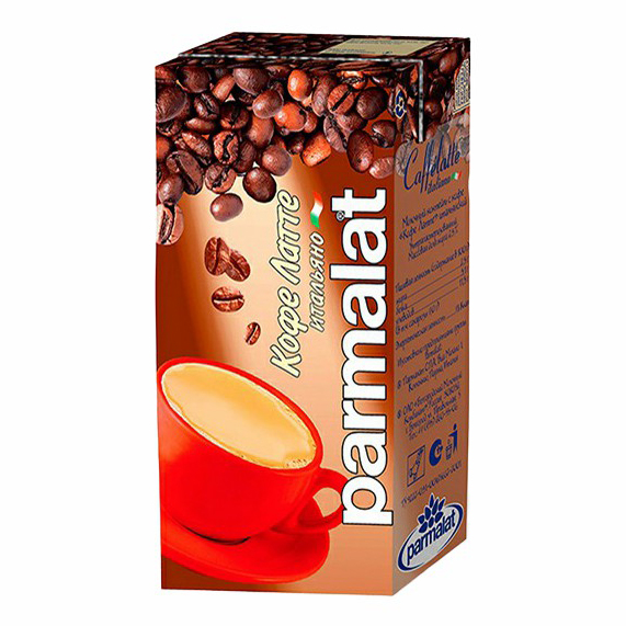 

Молочный коктейль Parmalat caffe latte с кофе 2,3% 500 мл