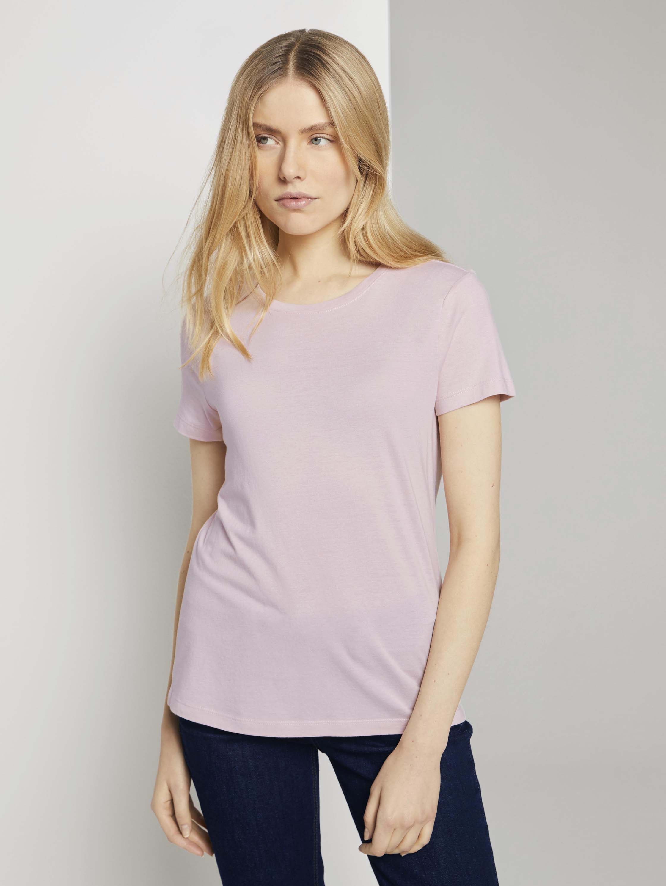 

Футболка женская TOM TAILOR 1024813 розовая XS, 1024813
