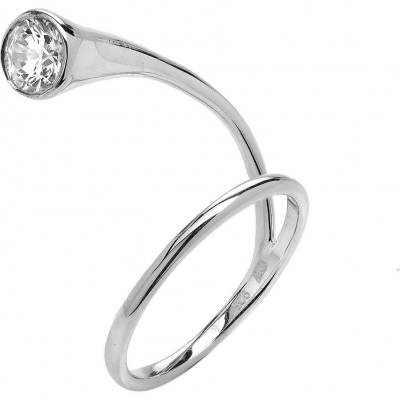 

Кольцо из серебра р.  Эстет 01К1513762, фианит, 01К1513762