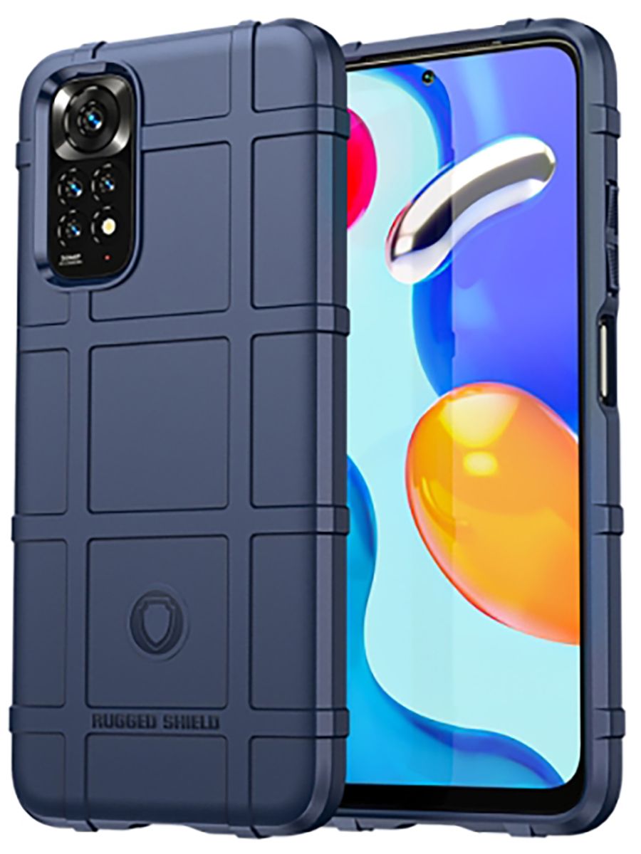 

Brodef Rugged Противоударный чехол для Xiaomi Redmi Note 11/11S Черный