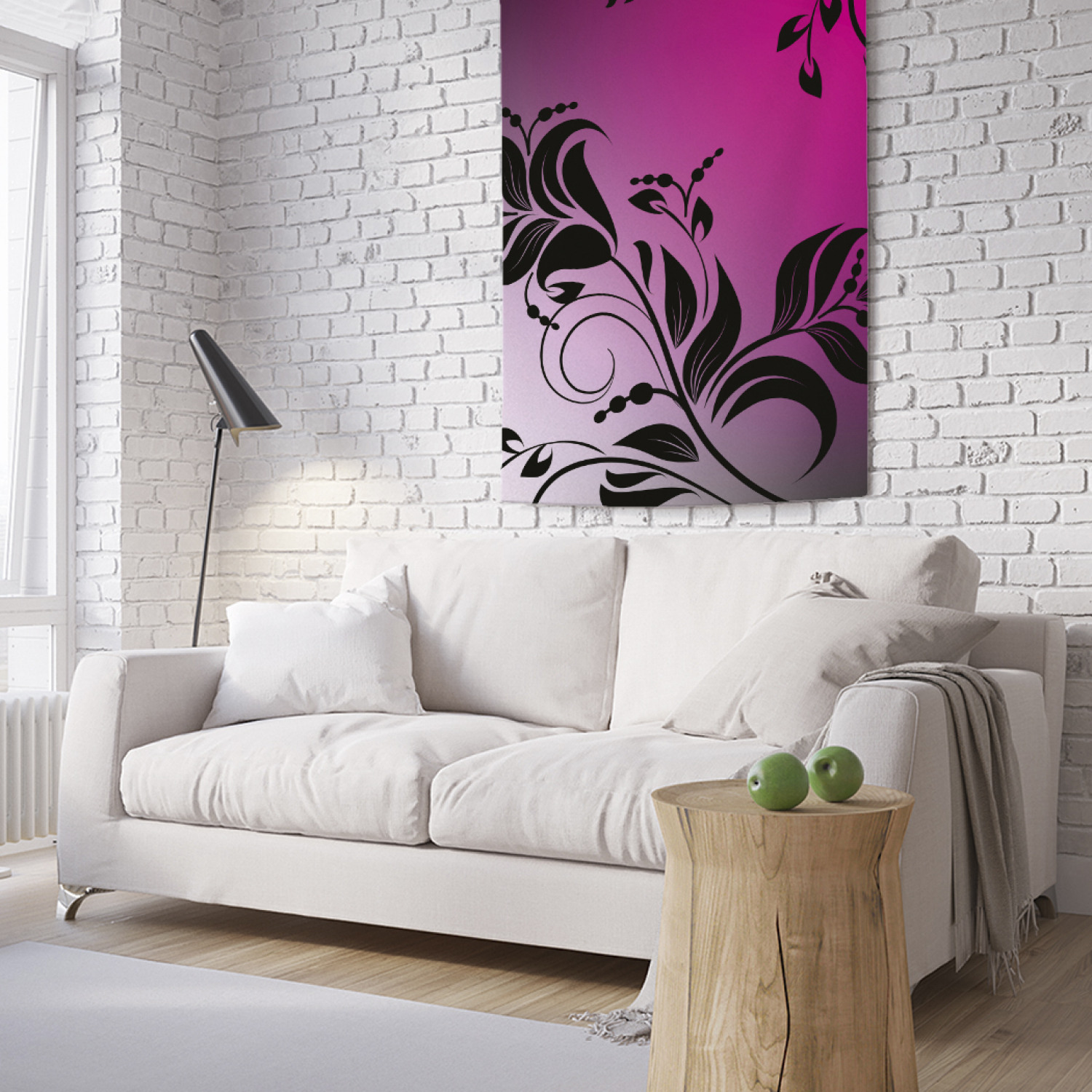 

Вертикальное фотопанно на стену JoyArty Изящность растительных линий 100x150 см, Изящность растительных линий