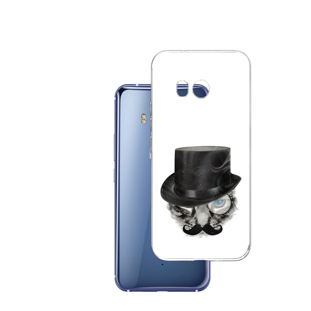 

Чехол MyPads Tocco для HTC U11 интелегентный кот, Прозрачный, Tocco