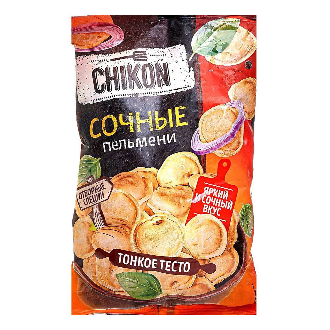 Пельмени Chikon Сочные с говядиной и курицей 900 г