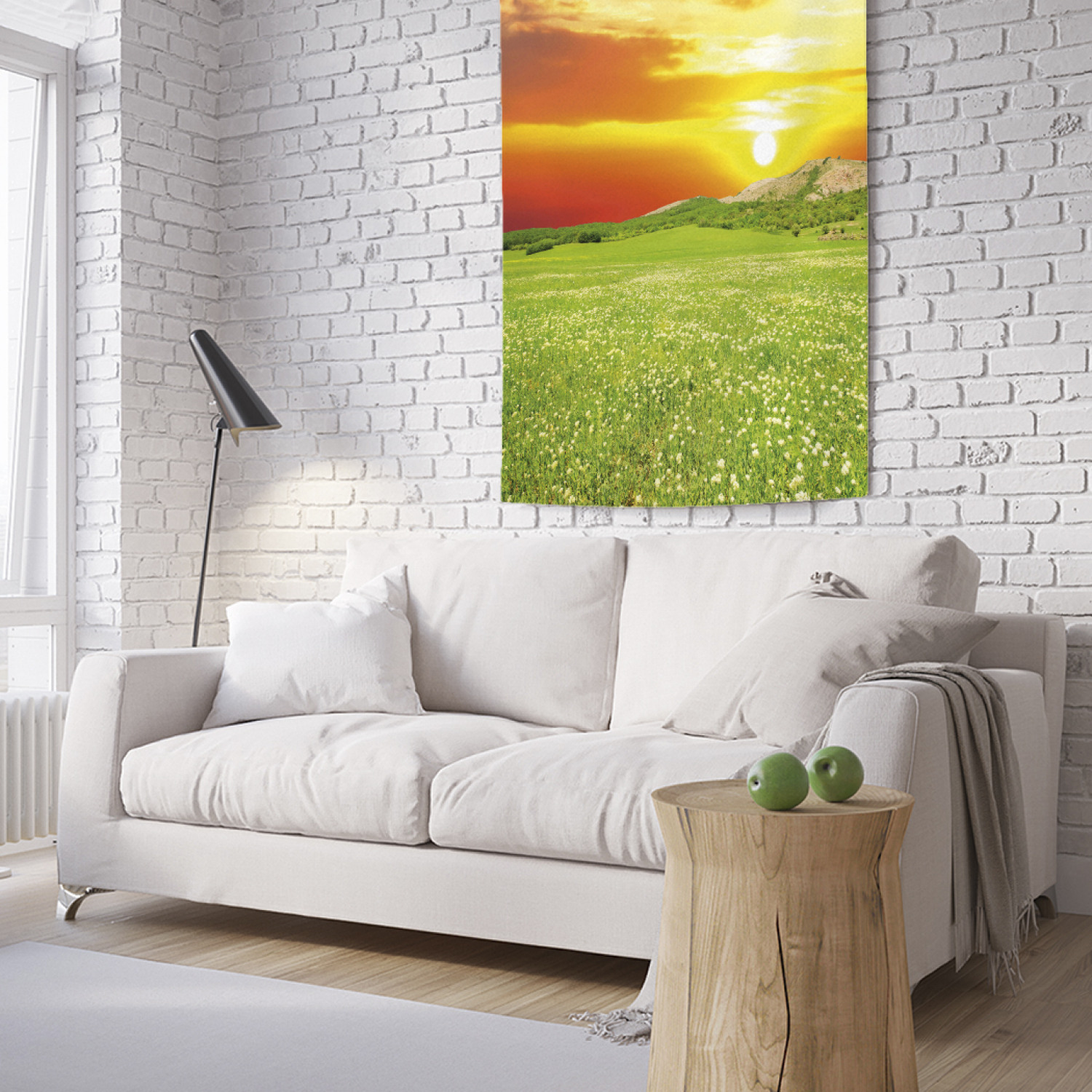 

Вертикальное фотопанно на стену JoyArty Зарево рассвета 100x150 см, Зарево рассвета