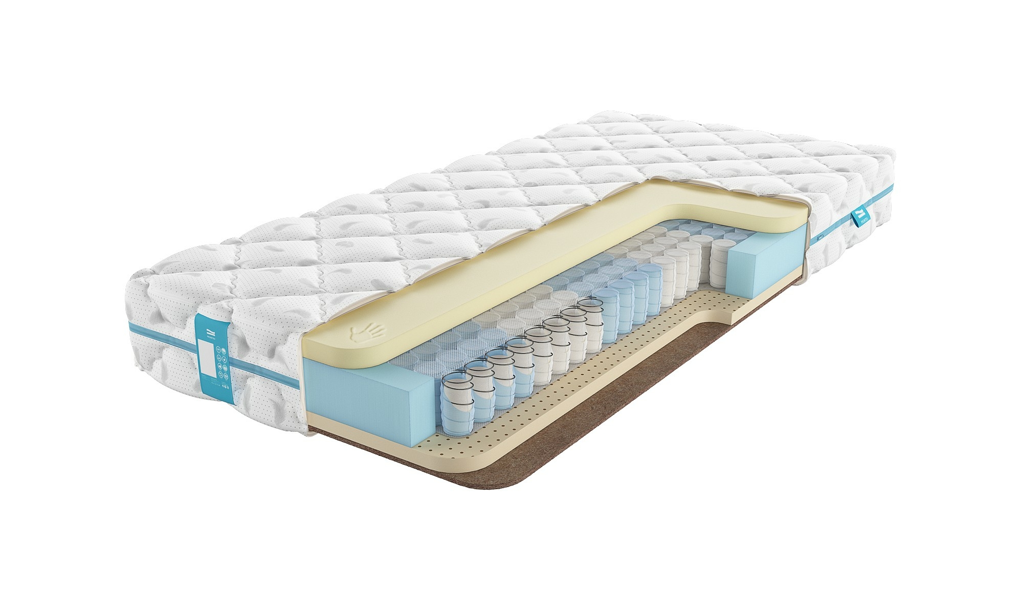 

Матрас Promtex Duet Middle Memory 110х195, Duet Middle Memory