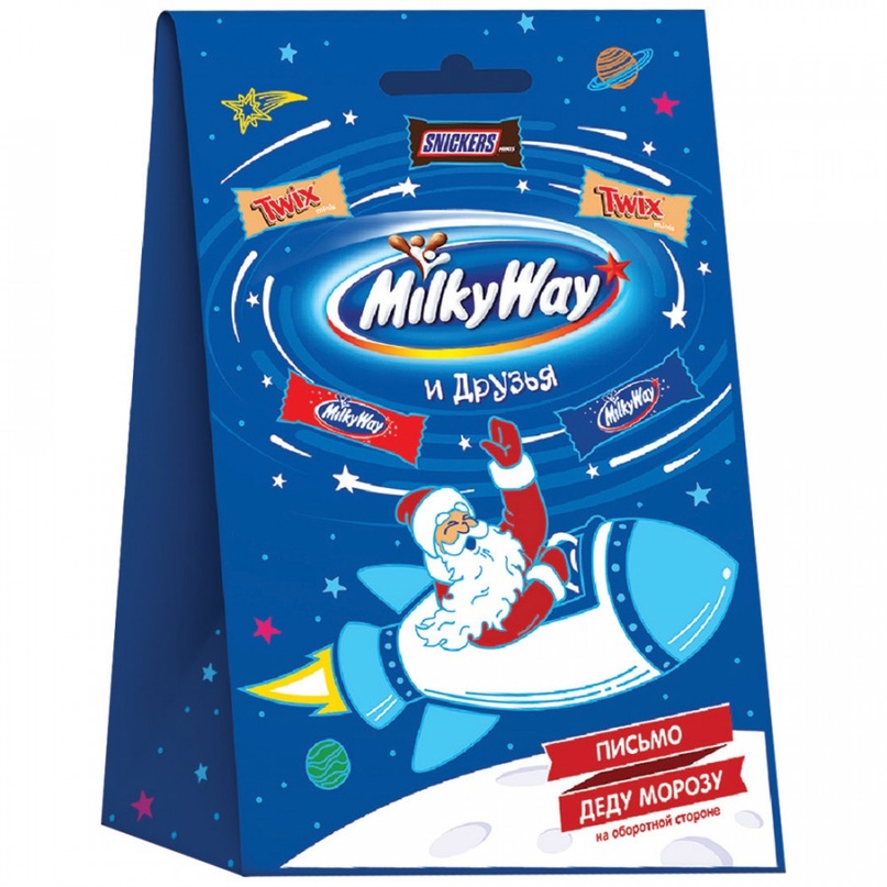 Сладкий подарочный набор Milky Way Santa 85 г