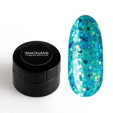 фото Гель-лак monami professional для ногтей с блеском turquoise 12 мл