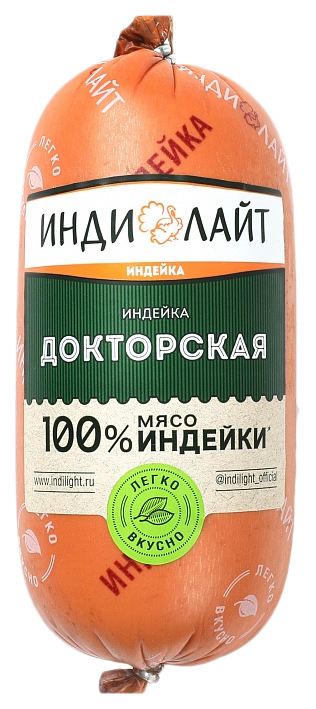 

Колбаса вареная Индилайт Индейка Докторская 400 г