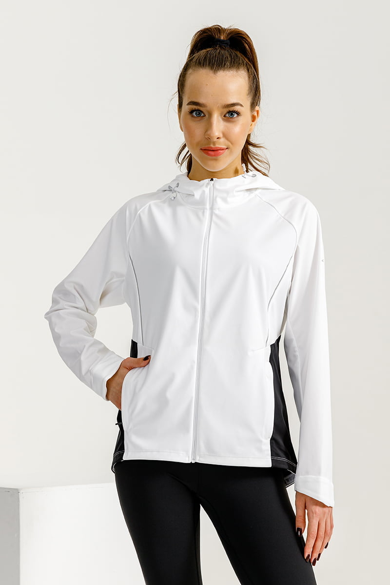 Ветровка женская Anta RUNNING A-RAIN RESISTANT/A-WINDPROOF BREATHBLE 862315701 белая XS белый