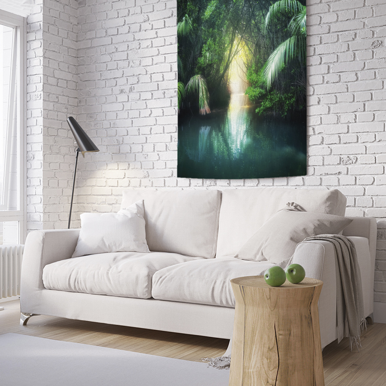 

Вертикальное фотопанно на стену JoyArty Просвет в лесу 100x150 см, Просвет в лесу
