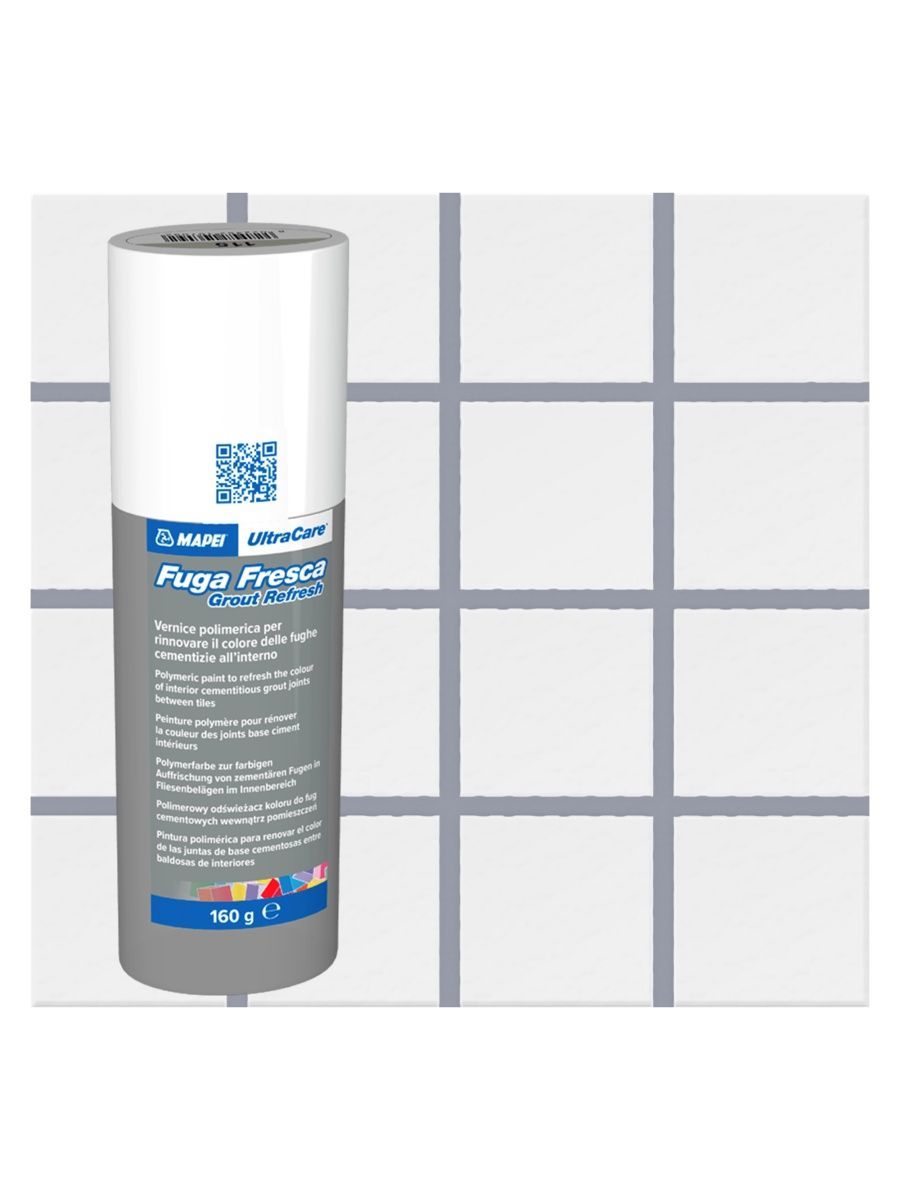 Краска для швов Mapei Ultracare Fuga Fresca 127 Арктический серый (фуга фреска), 0.160 кг