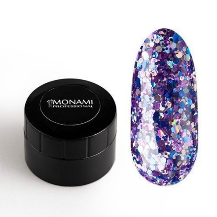 фото Гель-лак monami professional для ногтей с блеском purple 12 мл