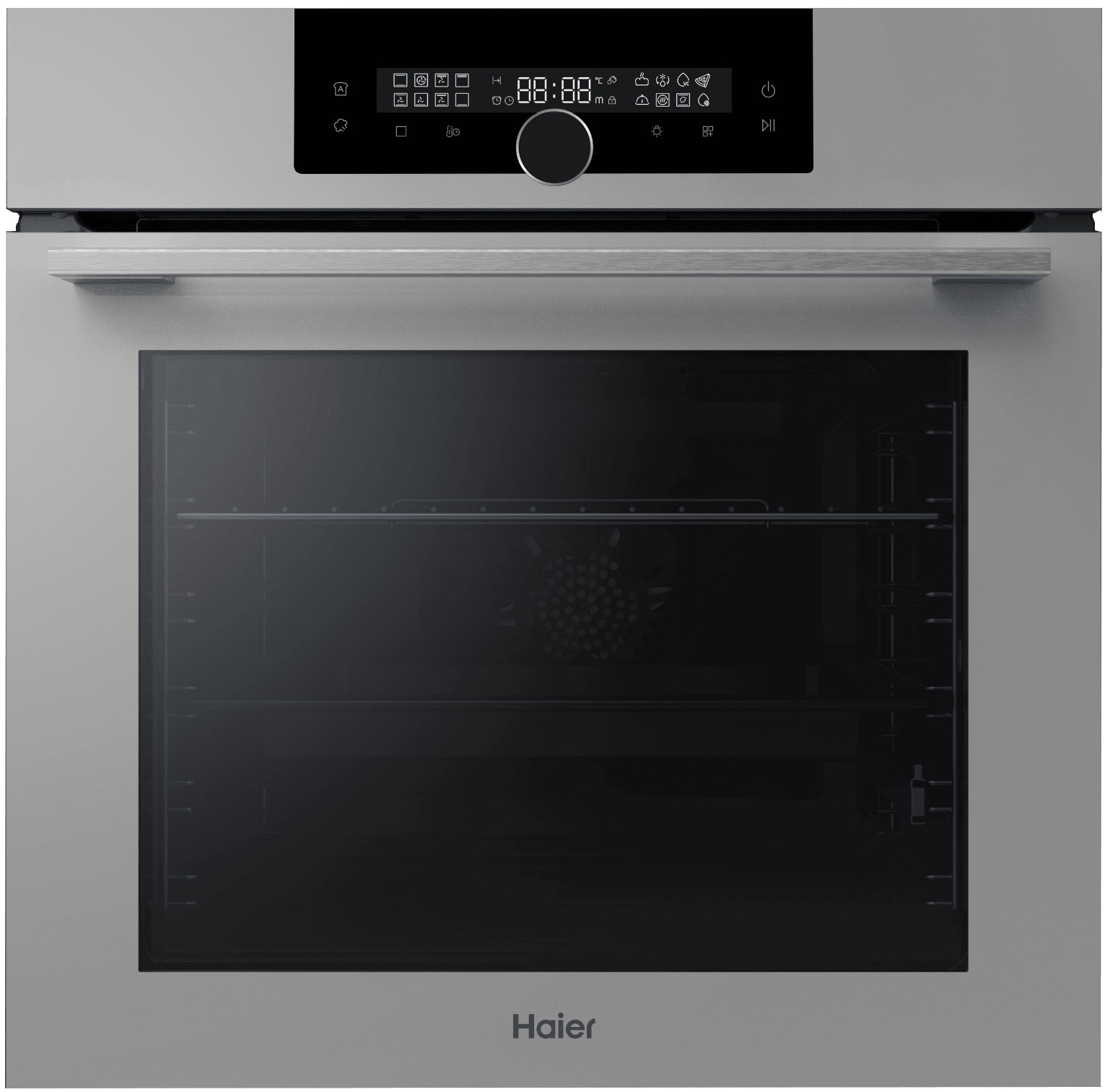 Встраиваемый электрический духовой шкаф Haier HOQ-F6QSN3GG серебристый