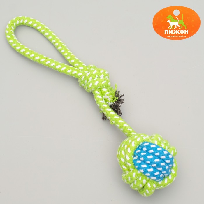 

Игрушка канатная "Мяч на веревке", 33 г, до 25 см, микс цветов