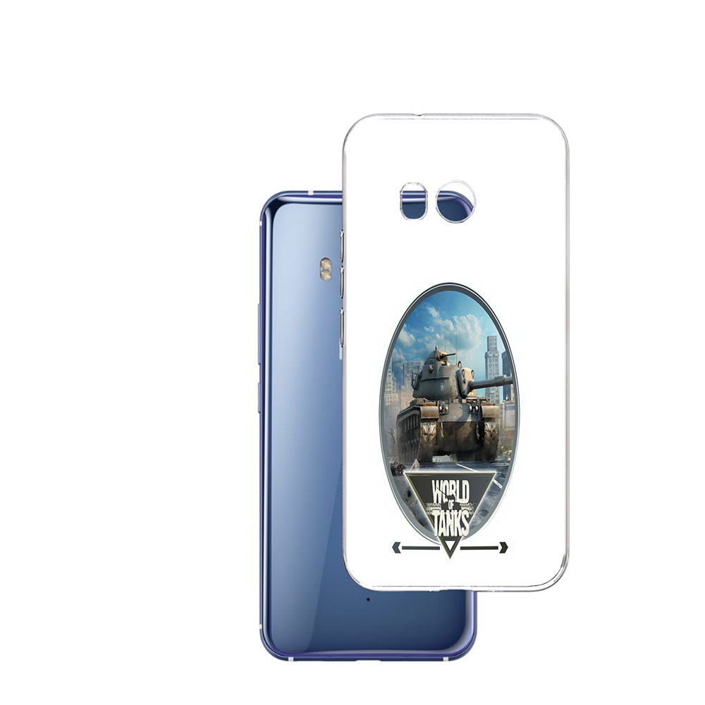 

Чехол MyPads Tocco для HTC U11 игра с танками, Прозрачный, Tocco