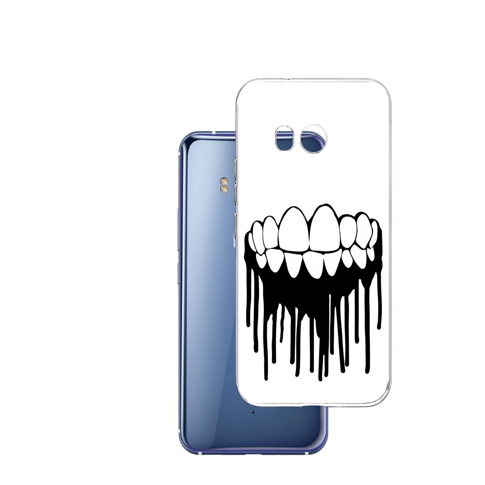 

Чехол MyPads Tocco для HTC U11 зубы, Прозрачный, Tocco