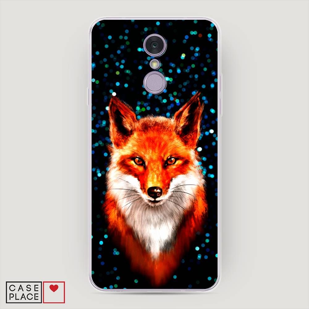 

Чехол Awog на LG Q7 (Plus, Alpha) "Волшебная лиса", Оранжевый;черный;белый, 83550-1