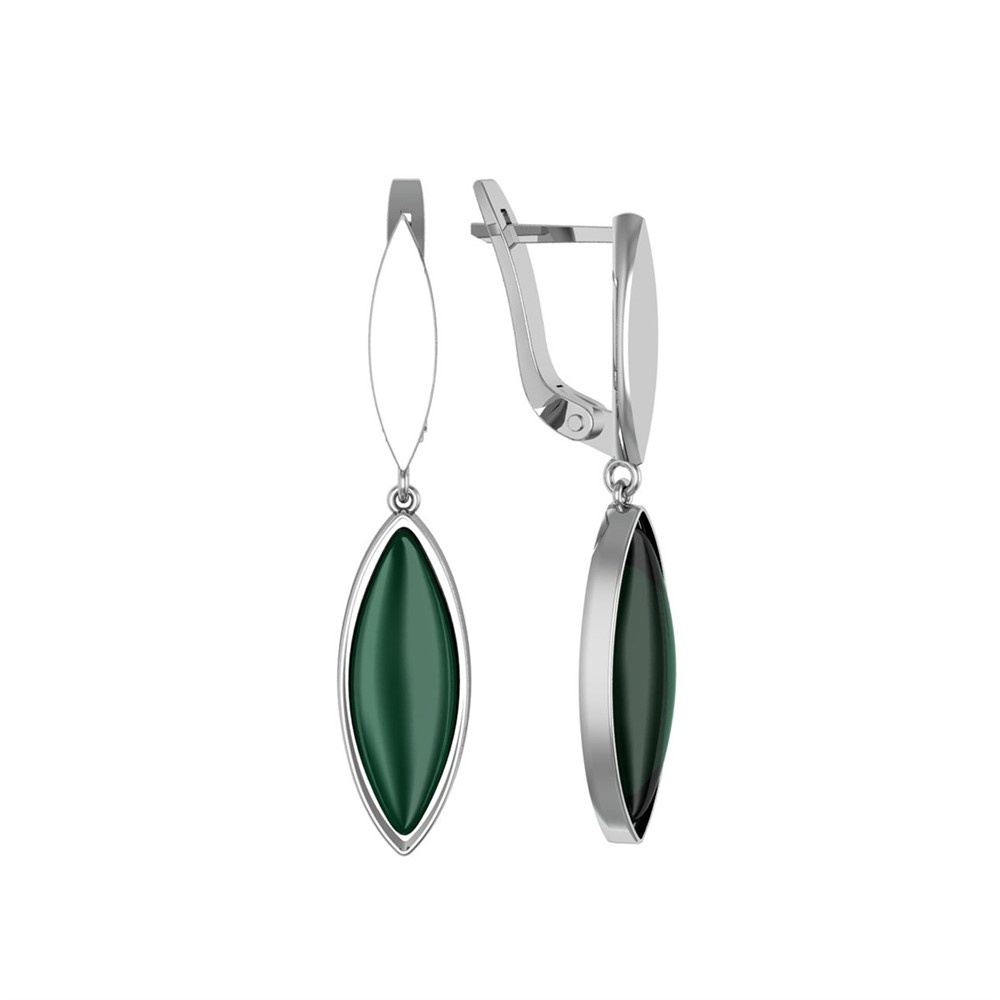 

Серьги из серебра с турмалином ПРИВОЛЖСКИЙ ЮВЕЛИР 381829-TR, 381829-TR