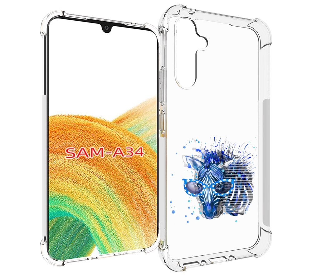 

Чехол MyPads расплывчатая зебра для Samsung Galaxy A34, Tocco