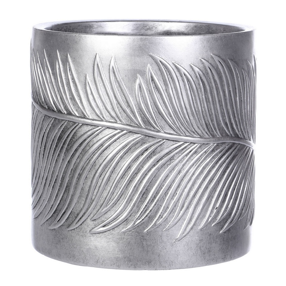 Цветочное кашпо Idealist Lite Лист настольное LEAF-R-24-SLV 10,9 л серебристое 1 шт.